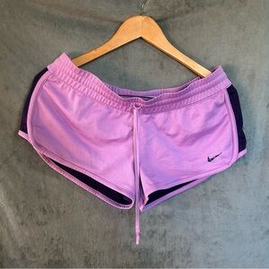Nike Women's Athletic Shorts in Pink and Purple